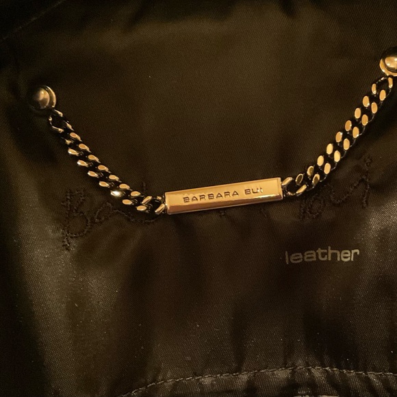 BARBARA BUI BLUE SUEDE MOTO JACKET SILVER HARDWARE SIZE 38 WORN A FEW TIMES - Picture 5 of 6